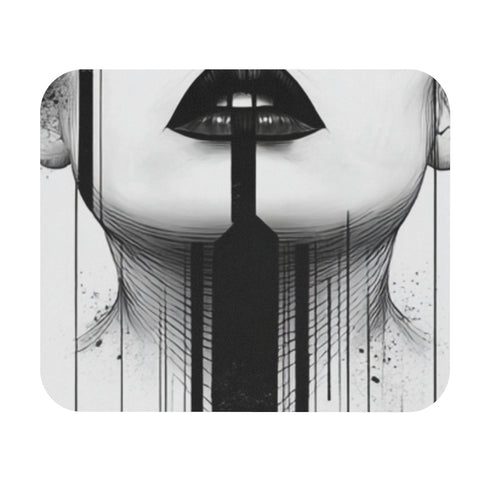 Chic Art Deco Tattoo Mouse Pad