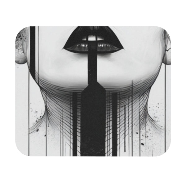 Chic Art Deco Tattoo Mouse Pad