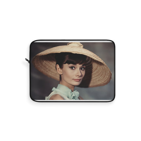 "Chic Audrey Hepburn Laptop Sleeve"