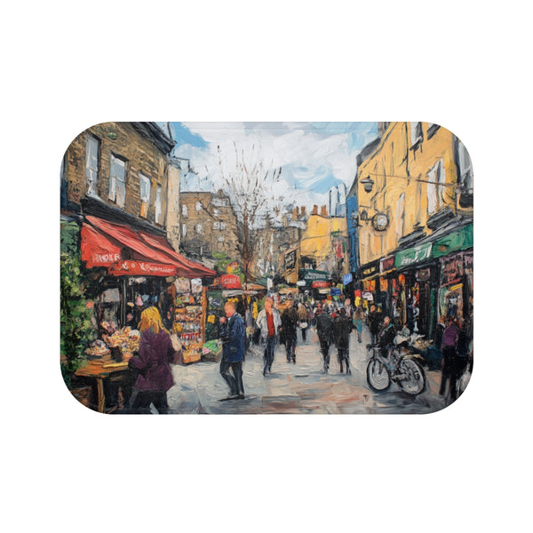 "Chic Camden Market Bath Mat"