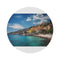 "Chic French Riviera Round Rug"