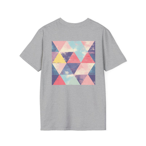 Chic Geometric Seamless Tee: 19