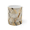"Chic Gold Pearl Kilim Mug"