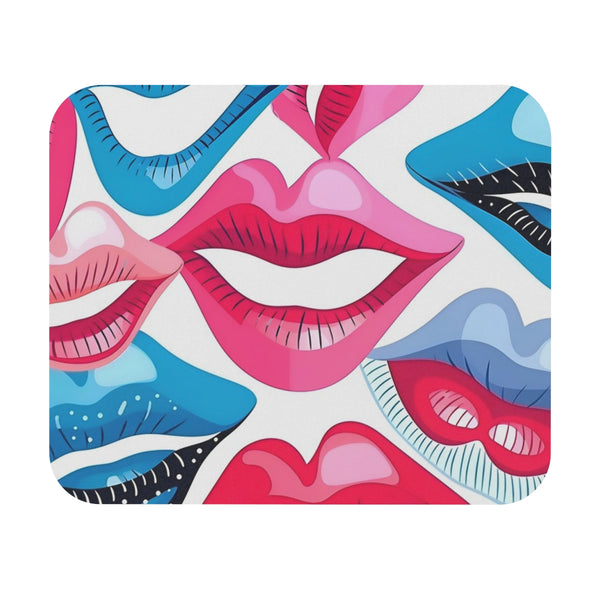 Chic Lips Hush Mouse Pad