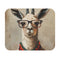 Chic Llama Glasses Mouse Pad