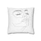 "Chic Minimalist Face Pillowcase"