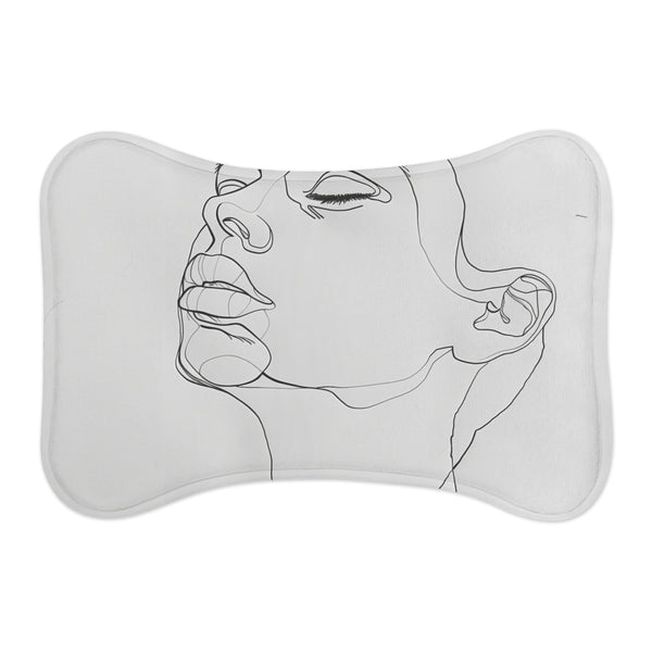 "Chic Minimalist Pet Portrait Mat"