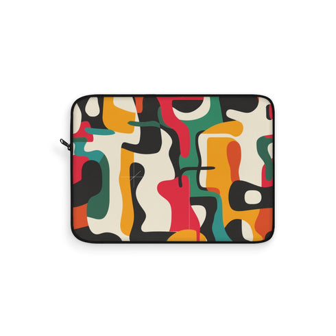 "Chic Modern Abstract Laptop Sleeve"