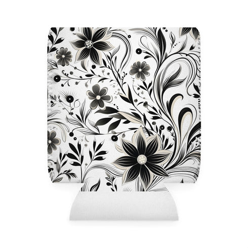 Chic Monochrome Can Cooler Sleeve