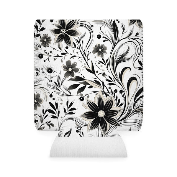 Chic Monochrome Can Cooler Sleeve