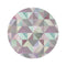 "Chic Pastel Geometric Round Rug"