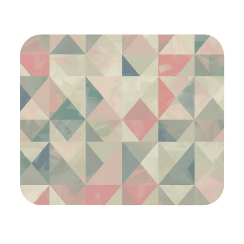Chic Pastel Geometrics Mouse Pad
