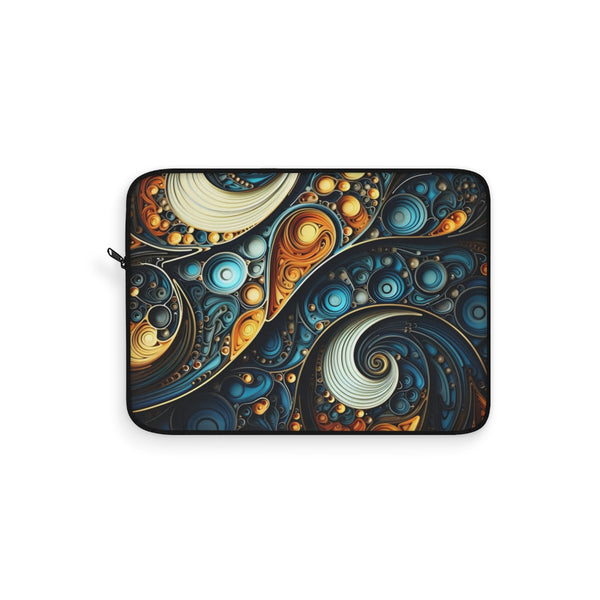 "Chic Patterned Laptop Protector"