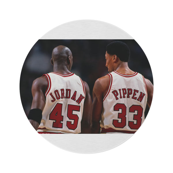"Chicago Bulls Dynasty Round Rug"
