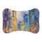 "Chicago Watercolor Pet Mat: A cityscape masterpiece for your furry friend"