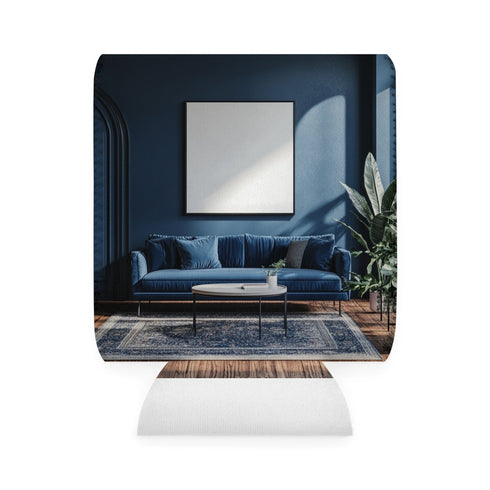 Chill in Style with Cozy Blue Can Cooler
