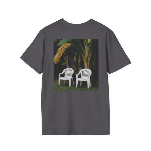 Chill Out in Style White Plastic Chairs T-shirt