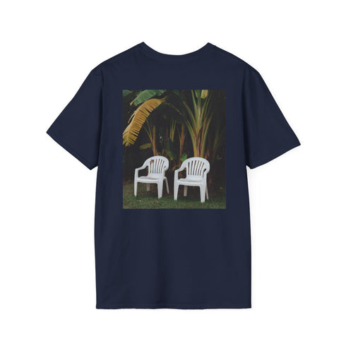 Chill Out in Style White Plastic Chairs T-shirt