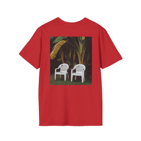 Chill Out in Style White Plastic Chairs T-shirt