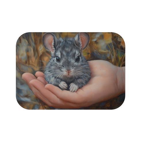 "Chinchilla Bliss Bath Mat"