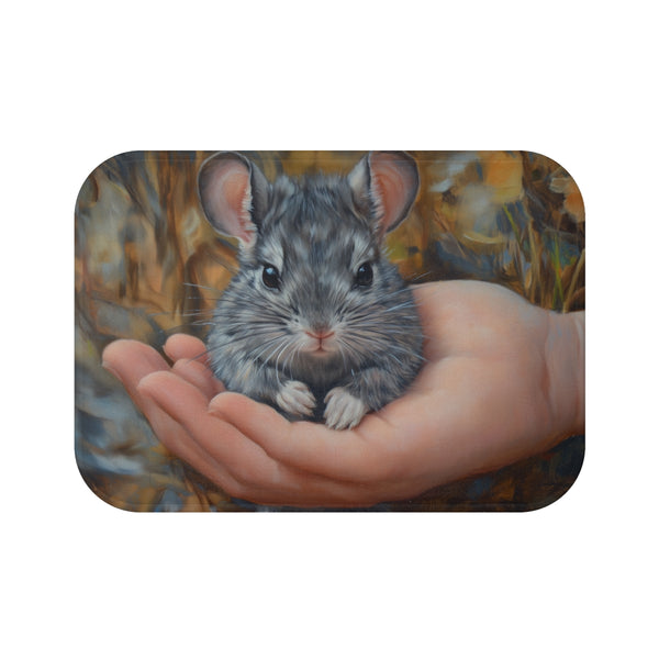 "Chinchilla Bliss Bath Mat"