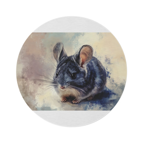 "Chinchilla Charm Round Rug"
