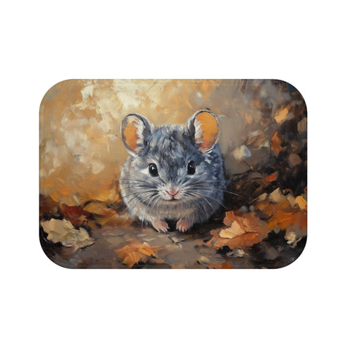 "Chinchilla Chic Bath Mat"