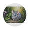 "Chinchilla Cutie Round Rug"