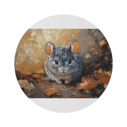 "Chinchilla Magic Round Rug"