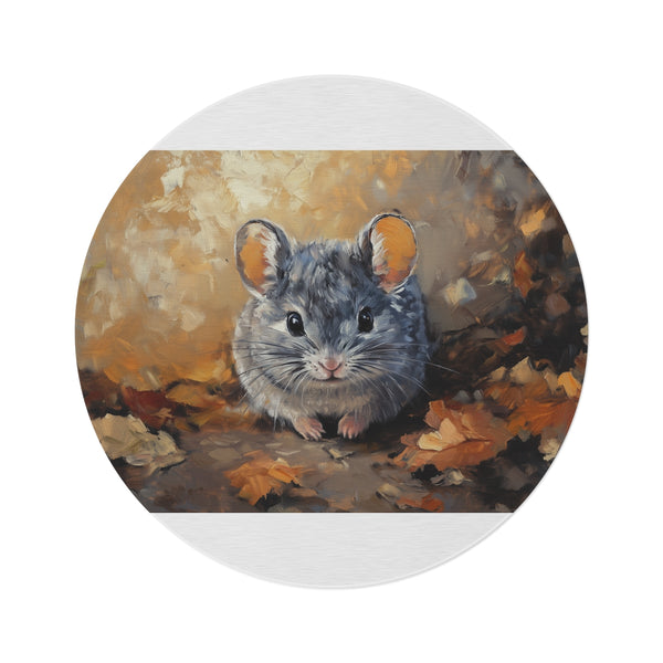 "Chinchilla Magic Round Rug"