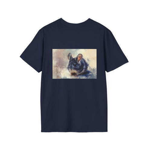 Chinchilla Portrait T-Shirt: Adorable Art