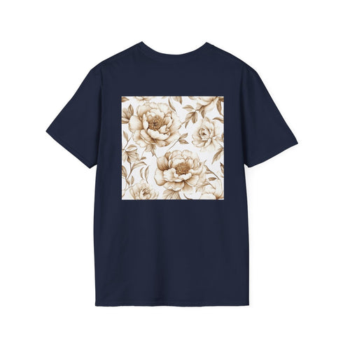 Chinoiserie Beige Watercolor Floral Tee