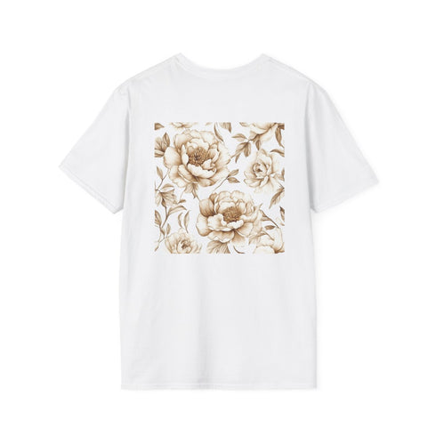 Chinoiserie Beige Watercolor Floral Tee