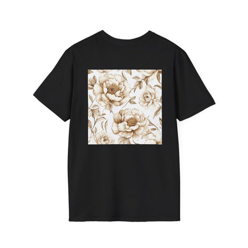 Chinoiserie Beige Watercolor Floral Tee
