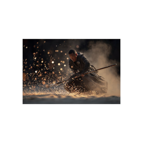 Chirrut Imwe Combat Stance Poster.