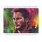 Chris Pratt Watercolor Neon Mousepad