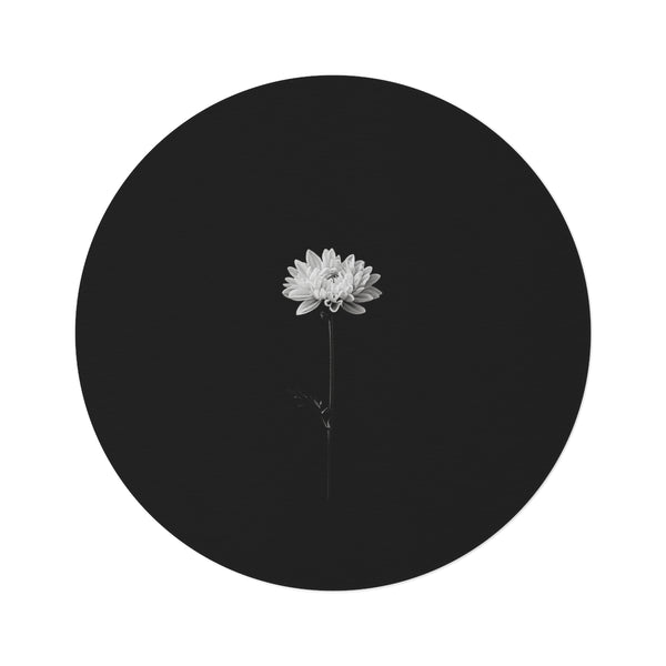 "Chrysanthemum Bliss Round Rug"