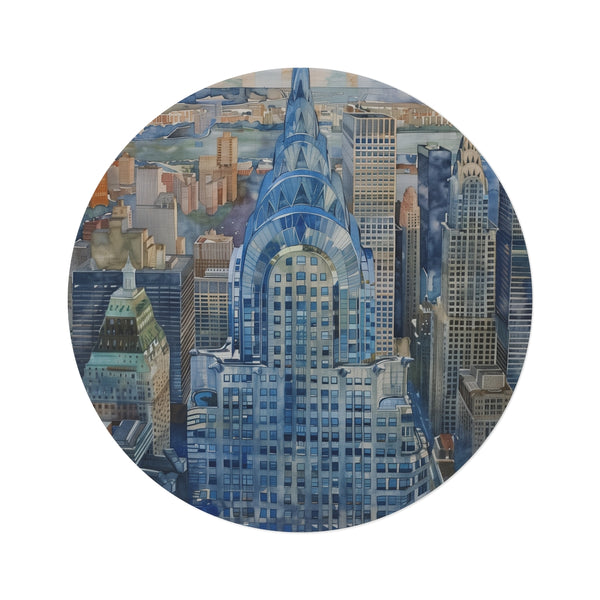 "Chrysler Magic Round Rug"