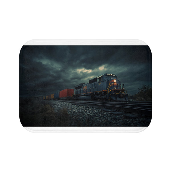 "Chug-A-Rug Train Bath Mat: All Aboard for Bathtime Fun!"