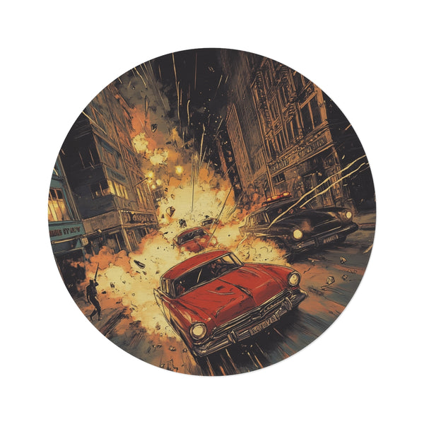 Cinematic Realism Round Rug