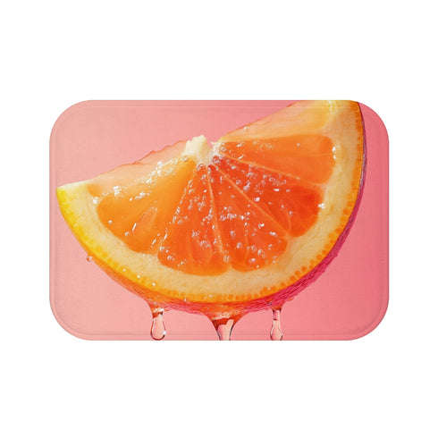 Citrus Splash Bath Mat: Juicy!