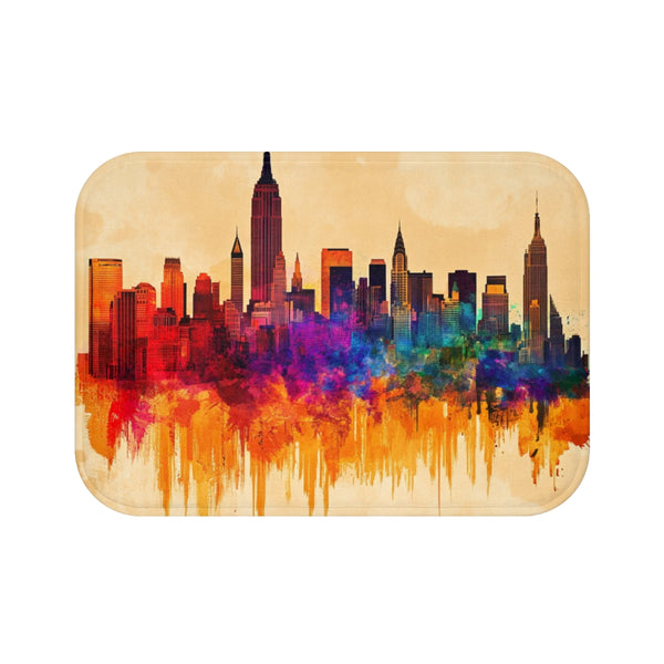 "City Dreams Bath Mat"