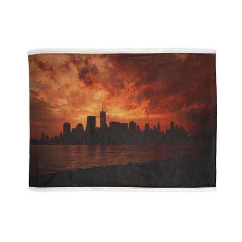 "City Dreams Bed Cover"