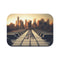 City Skyline Piano Key Bath Mat