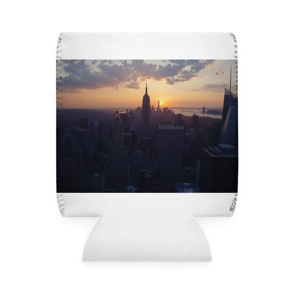 City Sunset Can Cooler Sleeve