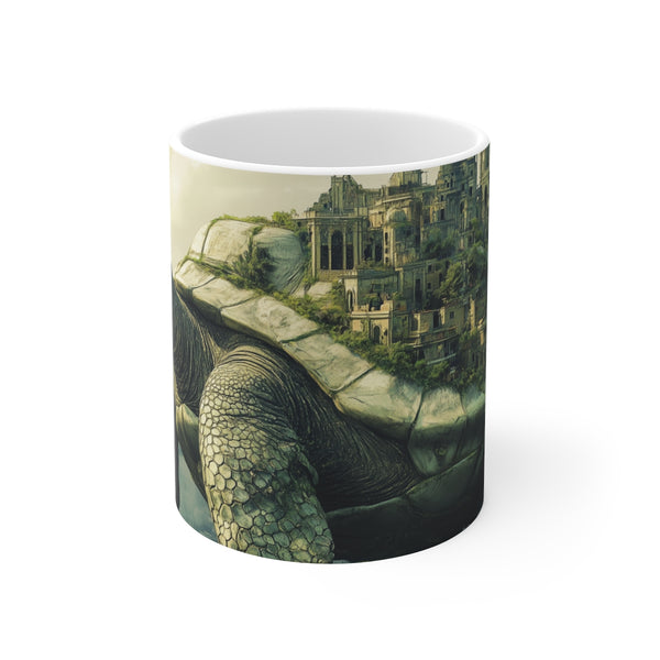 "City Turtle Coffee Mug Adventure"