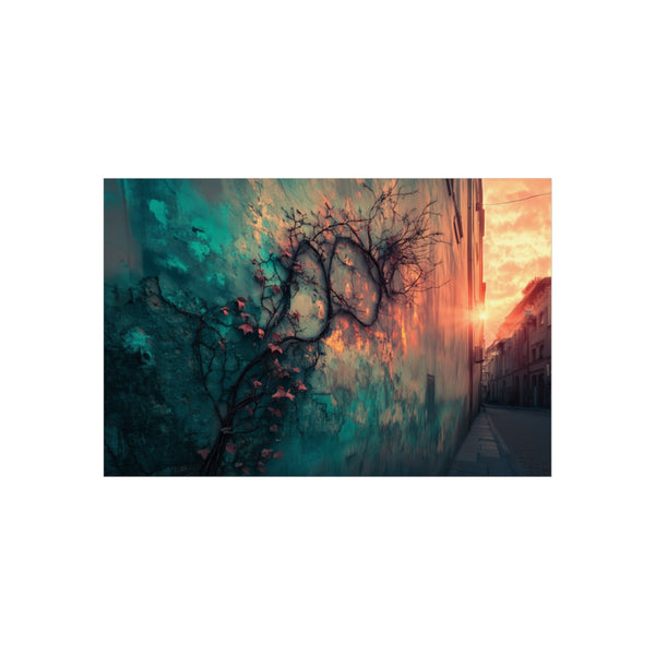 "City Wall Covered in Vines"