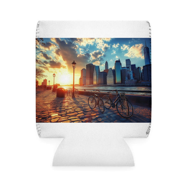 Cityscape Sunset Can Cooler