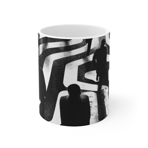 "Cityscape View Mug: Urban Elegance"