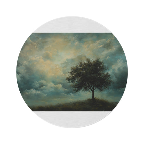 "Cleansed Haven Round Rug"